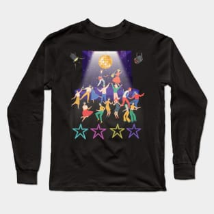 Disco dance party festival Long Sleeve T-Shirt